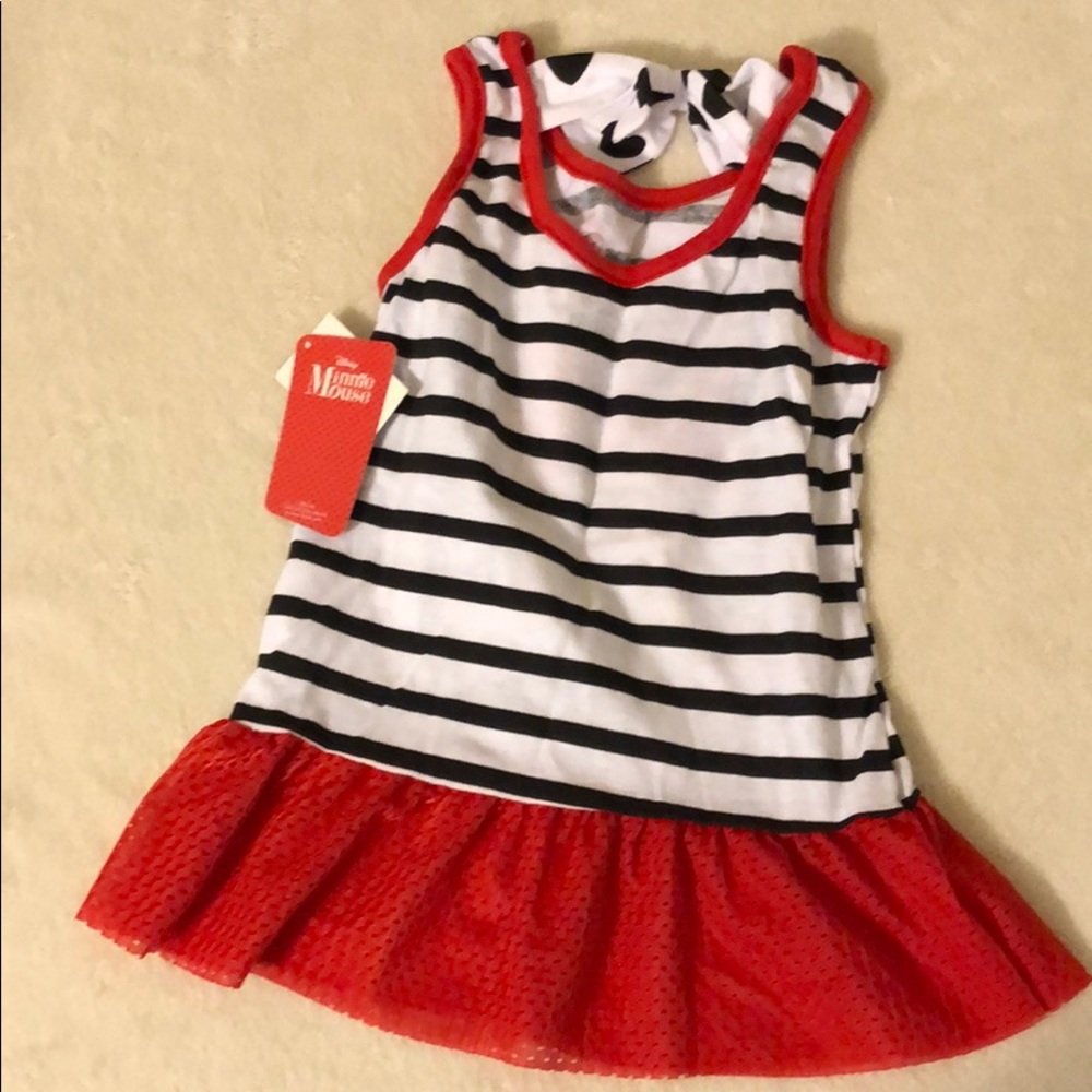 NWT girls size 5 Minnie Mouse shirt/capri set - Picture 4 of 6